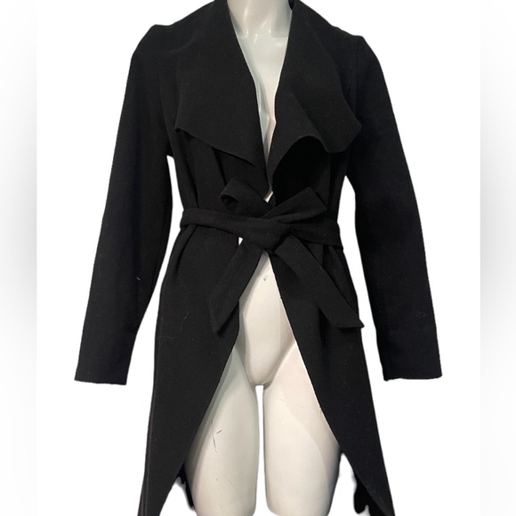 Revamped outerwear black fashion long coat size:S - Picture 2 of 7